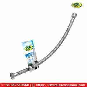 Tubo de abasto de aluminio recubierto de bronce de 5/8